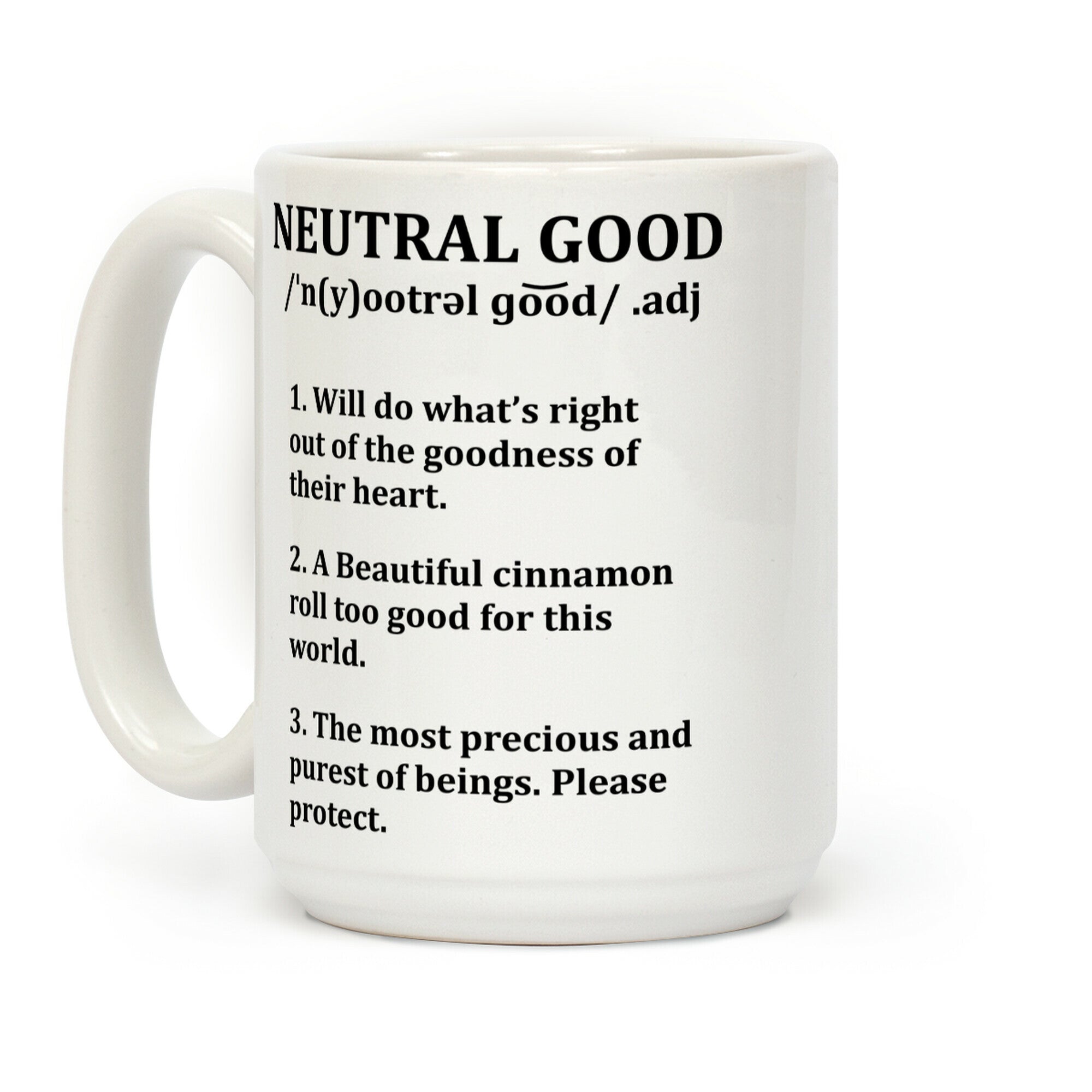 Neutral Good Definition Coffee Mug